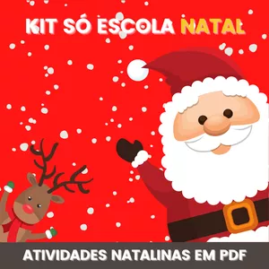 Imagem de capa para o Ebook KIT SÓ ESCOLA NATAL