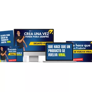 Imagen de portada para Curso online Desafío: Crea una Vez vende para Siempre