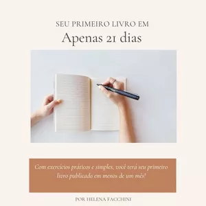 Imagem de capa para o Ebook Seu primeiro livro em apenas 21 dias 