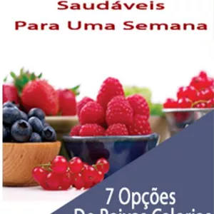 Imagem de capa para o Ebook 7 opções de baixas calorias