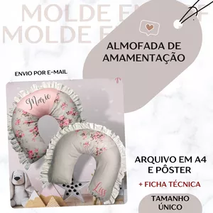 Imagem de capa para o Ebook Almofada de Amamentação - Molde em PDF