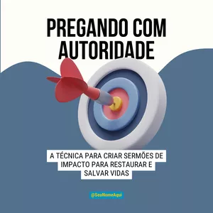 Imagem de capa para o Curso online Pregando com Autoridade