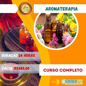 Imagem do curso Aromaterapia