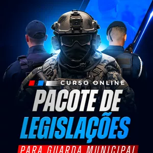 Imagem de capa para o Curso online PACOTE DE LEGISLAÇÕES PARA GCM - HD CURSOS