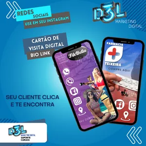 Imagem de capa para o Serviço online CARTÃO DE VISITA INTERATIVO E DIGITAL BIOLINK - D3LMKTDIG