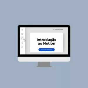 Imagem de capa para o Curso online Curso de Introdução ao Notion