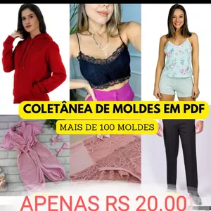 Imagem de capa para o Ebook Coletânea de moldes 
