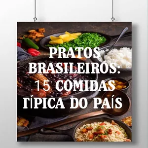 Imagem de capa para o Ebook Pratos brasileiros 
