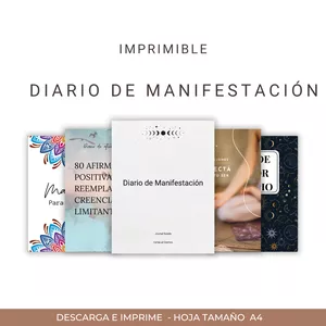 Imagen de portada para Curso online ✨DIARIO DE MANIFESTACION Y KIT DE AMOR PROPIO + BONOS🎁