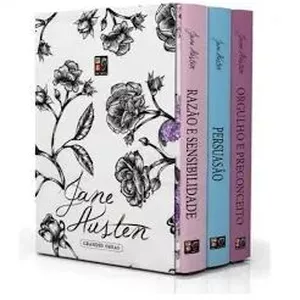 Imagem de capa para o Ebook Jane austen com 3 livros melhores livros!!!