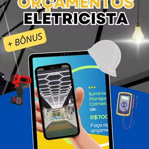 Imagem de capa para o Ebook TABELA DE ORÇAMENTO PARA ELETRICISTAS 2025 PLUS
