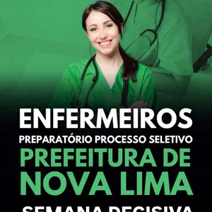Imagem de capa para o Curso online SEMANA DECISIVA – ENFERMEIRO – PSS PREFEITURA DE NOVA LIMA