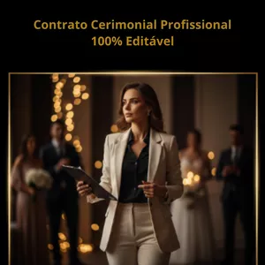 Imagem de capa para o Ebook CONTRATO PARA CERIMONIALISTAS - EDITÁVEL