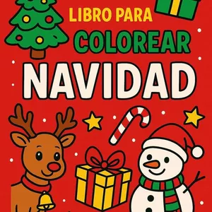 Imagen de portada para Ebook Colorear Navidad