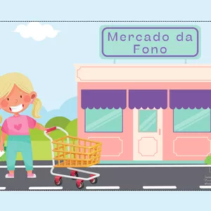 Imagem de capa para o Ebook Mercadinho da Fono - Recurso terapêutico 