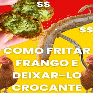 Imagem de capa para o Ebook COMO FRITAR FRANGO E DEIXAR-LO CROCANTE (24 Receitas)