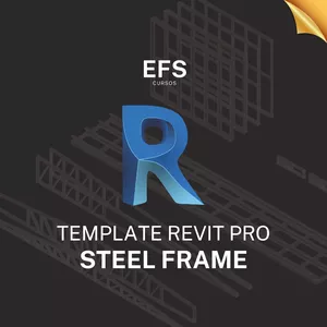 Imagem de capa para o Curso online Template Revit Pro - Steel Frame