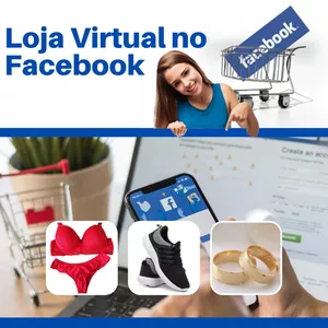 Imagem de capa para o Curso online Loja Virtual no Facebook
