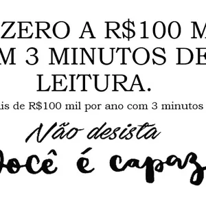 Imagem principal do produto DO ZERO A R$ 100 MIL EM 3 MINUTOS.