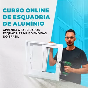 Imagem do curso Curso Esquadrias de Alumínio Linha Suprema