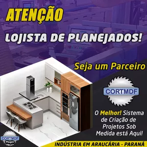 Imagem de capa para o Curso online Projeto de Móveis no Sketchup com o Plugin CortMDF
