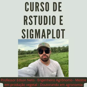 Curso Curso de RStudio e SigmaPlot - Aprenda a rodar a estatística e confeccionar os gráficos do seu trabalho em 6 horas!
