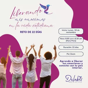 Imagen de portada para Curso online RETO de 22 Días: Liberando mis emociones en la vida cotidiana