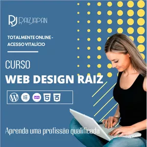 Imagem de capa para o Curso online Curso Web Design Raiz