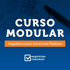 Imagem de capa para o Curso online Curso Modular - Arquitetura para Concursos