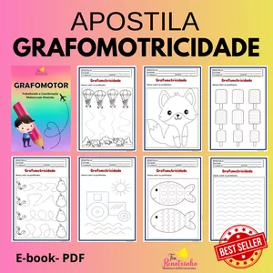Imagem de capa para o Ebook Apostila de Grafomotricidade 