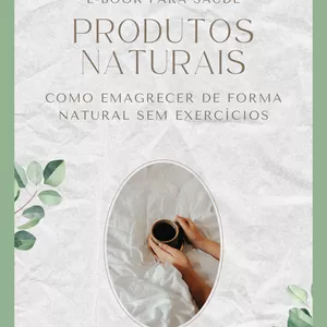 Imagem de capa para o Ebook Produtos naturais - Emagrecer sem exercícios 