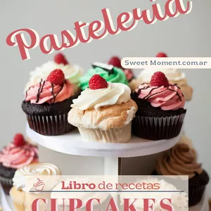 Imagen de portada para Ebook 📖 Libro de Cupcakes | Mis recetas más vendidas y probadas