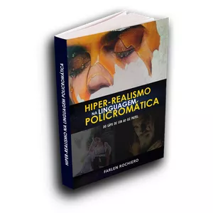 Imagem de capa para o Ebook Hiper-realismo na linguagem policromática