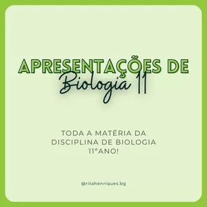 Imagem de capa para o Ebook Biologia 11º ano - Apresentações