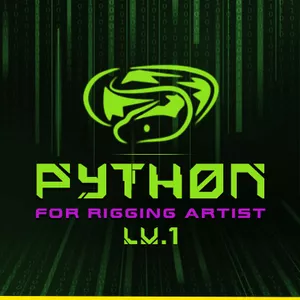 Imagem de capa para o Curso online Python para Rigging Artist