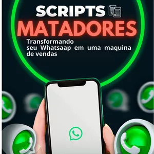 Imagem de capa para o Ebook Scripts Matadores para Whatsaap
