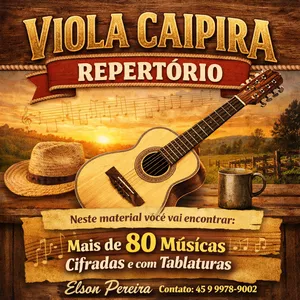 Imagem de capa para o Ebook Repertório de Viola Caipira