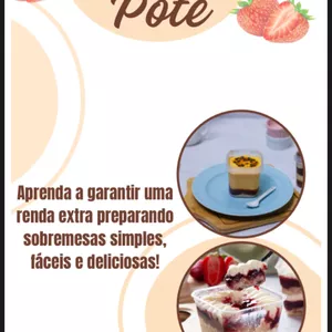 Imagem de capa para o Ebook Faça sua renda extra com o bolo de pote 