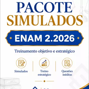 Imagem do curso ENAM 2026 | Pacote de Simulados SG — 480 questões