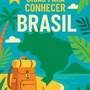 Imagem de capa para o Ebook Dicas de lugares para conhecer no Brasil
