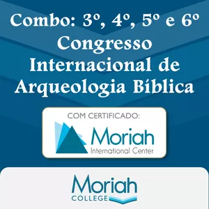 Imagem de capa para o Curso online Combo 3-6 Congresso Internacional de Arqueologia Bíblica