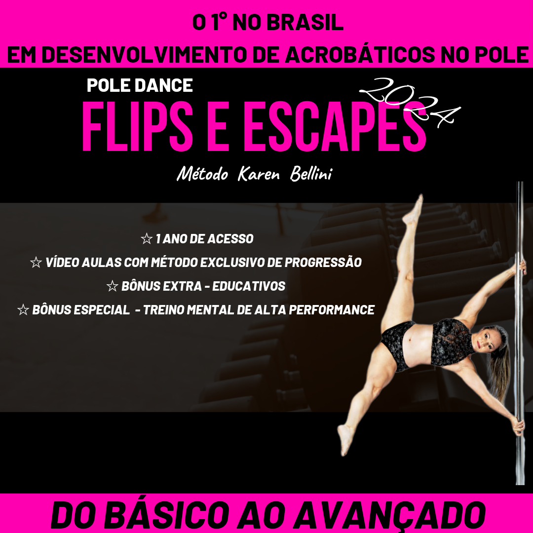 Imagem do curso Flips e Escapes - Pole Dance Karen Bellini