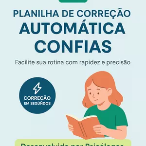 Imagem de capa para o Ebook Planilha de Correção Confias