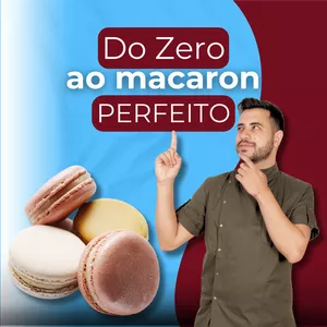 Imagem de capa para o Curso online Do Zero ao Macaron Perfeito.