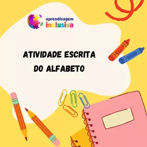 Imagem de capa para o Curso online ESCRITA DO ALFABETO COM TREINO DAS LETRAS MAIÚSCULAS E MINÚSCULAS