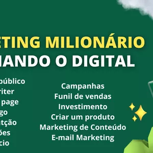 Imagem de capa para o Ebook Marketing Milionário - Domine o Digital