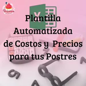 Imagen de portada para Ebook Plantilla Automatizada de Costos y Precios para tus Postres