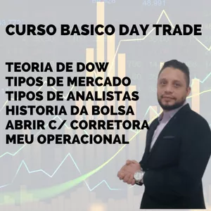 Imagem de capa para o Curso online Day trade, análise grafica, teoria de Dow p/ iniciante