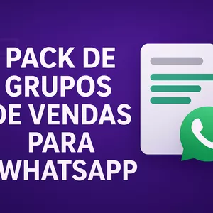Imagem de capa para o Curso online Pack de Grupos de Vendas para WhatsApp — Conecte-se a oportunidades reais de divulgação