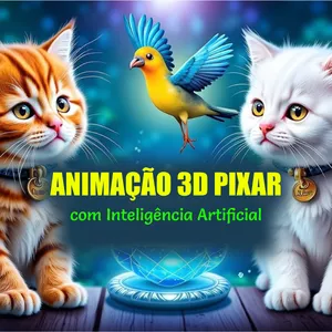 Imagem de capa para o Curso online CURSO - ANIMAÇÃO 3D PIXAR COM INTELIGÊNCIA ARTIFICIAL